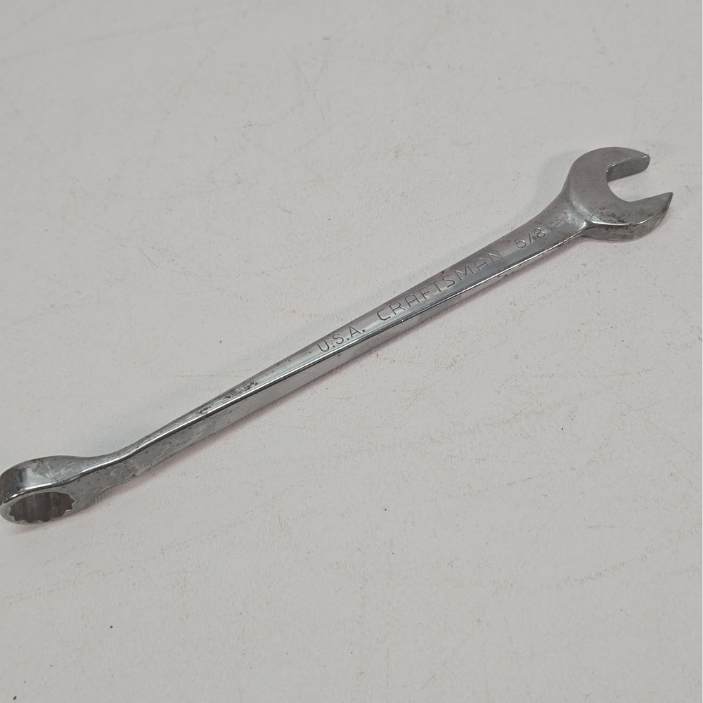 Vintage Craftsman -VA- 46495 5/8 Cross Force Combination Wrench - 12 Point - USA